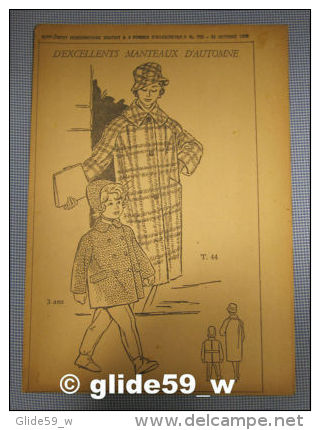 Patron Femmes D'Aujourd'hui N° 755 - 22 Octobre 1959 - Patterns