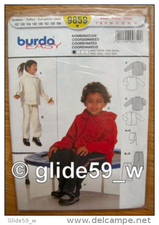 Patron Burda Easy - N° 9859 - Kombination-Coordonnées- C - Patterns