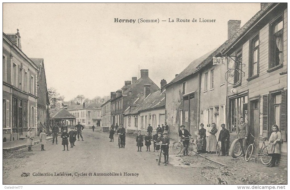 CPA Hornoy - La Route De Liomer - Hornoy Le Bourg