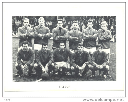 Chromo/Photo (8,5 X12,5 Cm) - Equipe De Football Belge - TILLEUR (Liège) (b159) Joueur, Sport, Ballon - Autres & Non Classés