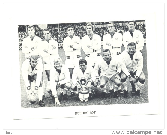 Chromo/Photo (8,5 X12,5 Cm) - Equipe De Football Belge - BEERSCHOT (b159) Joueur, Sport, Ballon - Autres & Non Classés