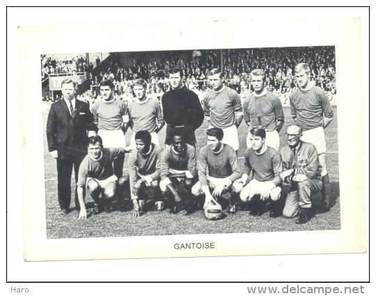 Chromo/Photo (8,5 X12,5 Cm) - Equipe De Football Belge -GANTOISE ( Gent) (b159) Joueur, Sport, Ballon - Autres & Non Classés