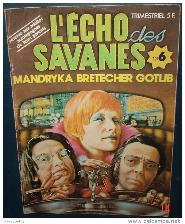 L´ECHO DES SAVANES.N°6.1974 - L'Echo Des Savanes