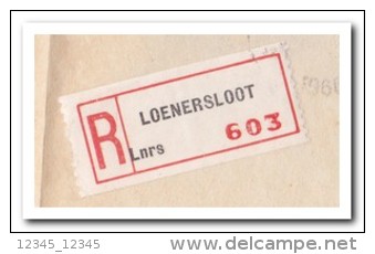 Piece Of A Letter 1966 Loenersloot With Olympic Mark - Zomer 1968: Mexico-City