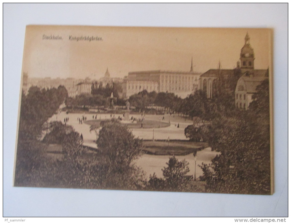 AK Schweden 1906 Stockholm. Kungsträdgarden. Gelaufen Nach Wien! - Zweden