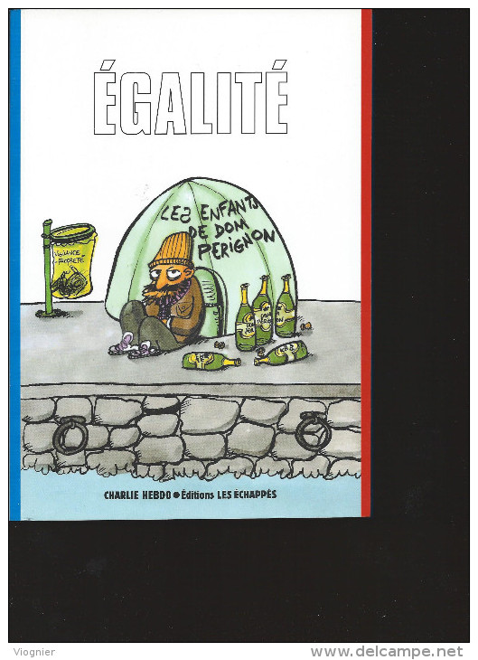 CHARLIE HEBDO  Egalité éditions Les échappés - Humour