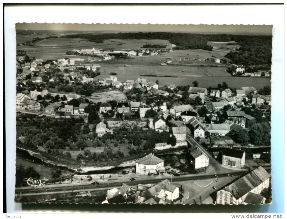 CP - DANJOUTIN (90) Vue Aerienne Rond Point De La Grande Rue - Danjoutin