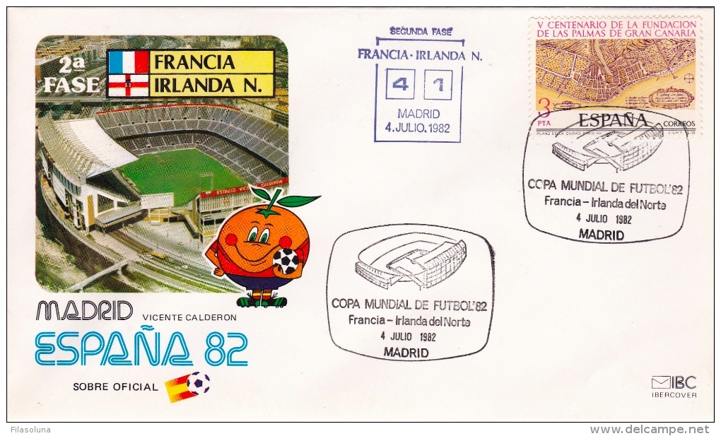 02150 Sobre Conmemorativo Copa España ´82 - Commemorative Panes