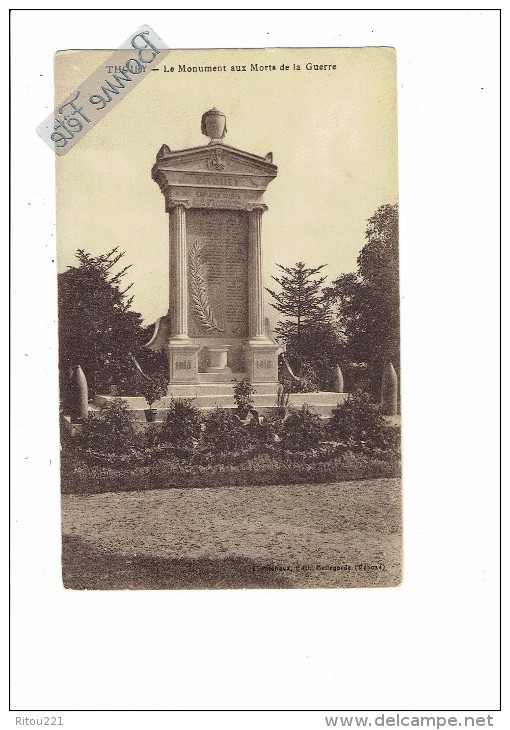 THOIRY - 01 - Le Monument Aux Morts De La Guerre - Michaux - Non Classificati