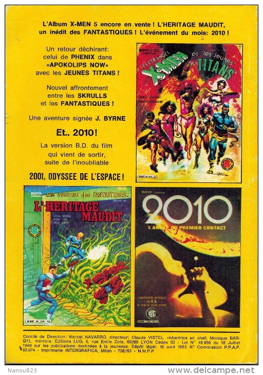 SPIDEY N° 63 Edition LUG Collection Super Héros Avril 1985 - X MEN - Grands Noms De La Médecine William MORTON - Spidey