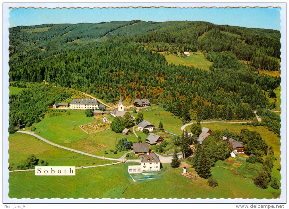 AK Steiermark 8554 Soboth Österreich AUSTRIA Ansichtskarte Ortsansicht Autriche Luftbild Luftaufnahme Sobota Eibiswald - Eibiswald