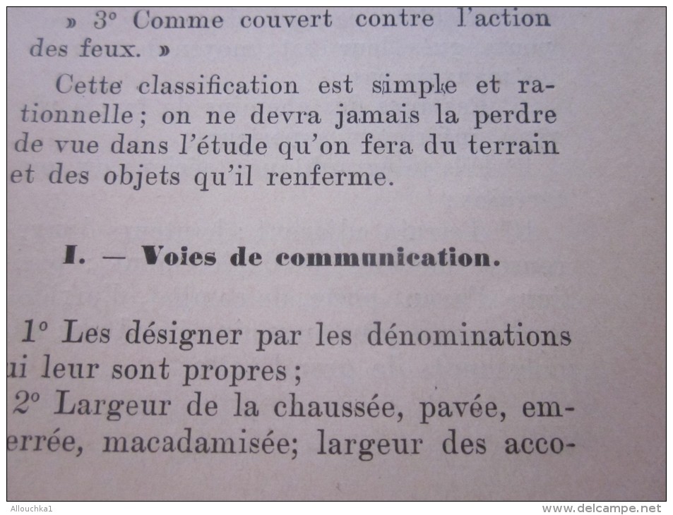 Militaria Manuel pratique Reconnaissance du terrain + 10 croquait dans le texte éditeur militaire Charles Laveauzelles