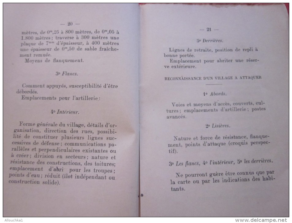 Militaria Manuel pratique Reconnaissance du terrain + 10 croquait dans le texte éditeur militaire Charles Laveauzelles