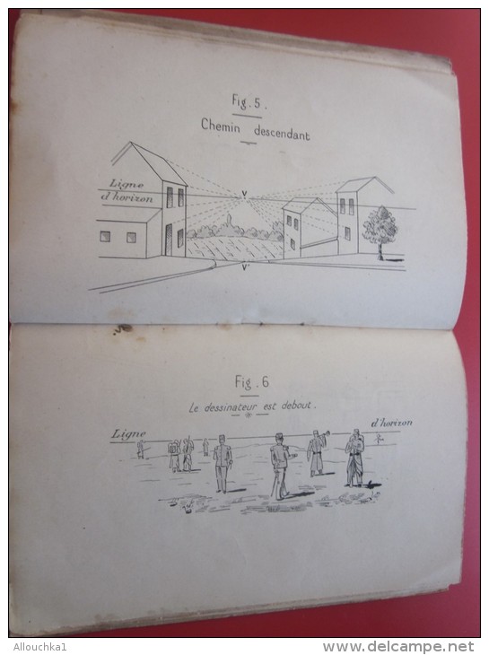 Militaria Manuel pratique Reconnaissance du terrain + 10 croquait dans le texte éditeur militaire Charles Laveauzelles