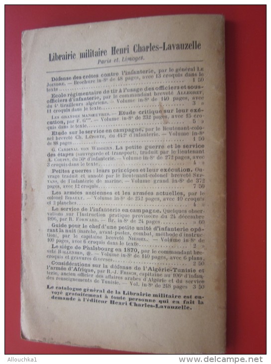 Militaria Manuel pratique Reconnaissance du terrain + 10 croquait dans le texte éditeur militaire Charles Laveauzelles