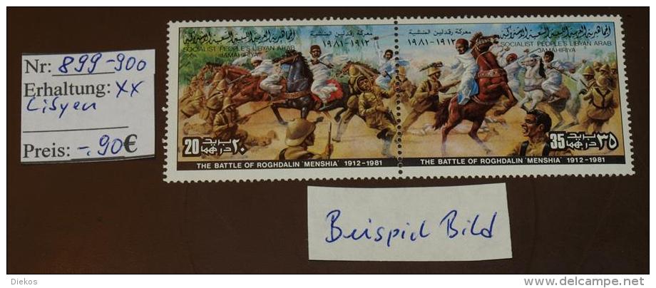 Libyen   Michel Nr:  899 -900  ** MNH Postfrisch   #4444 - Libya