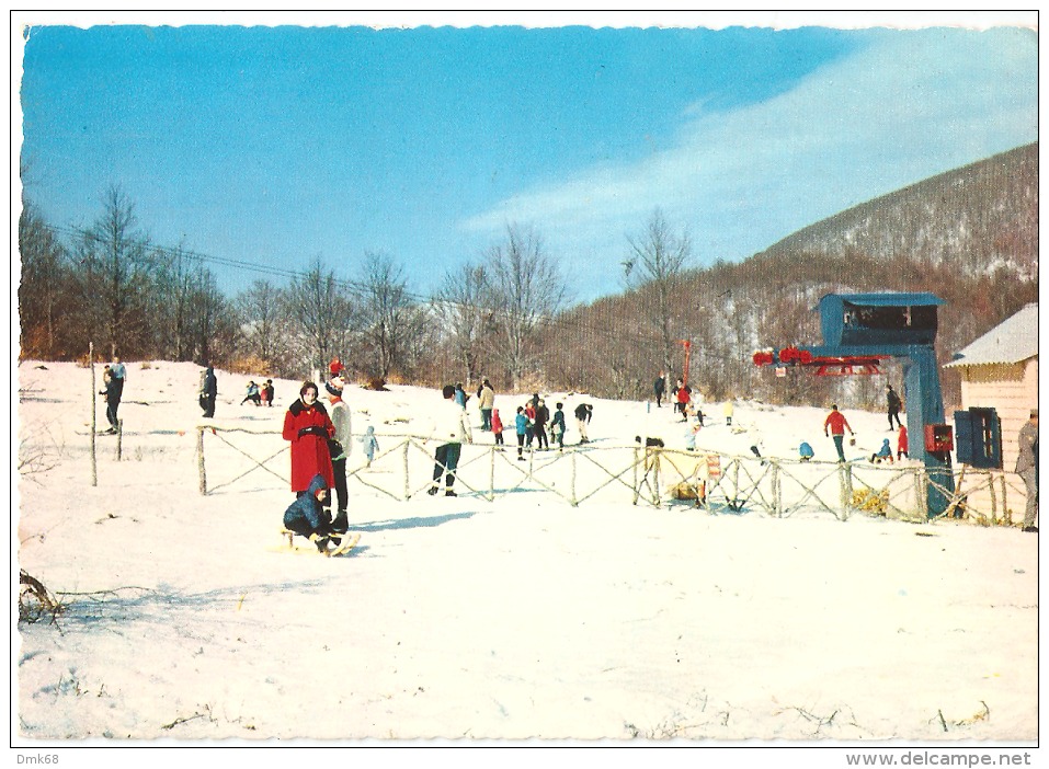 IL MATESE - CAMPI DA SCI -  ACQUERELLATA - EDIZIONE G. D'A.  - 1970s  (682) - Caserta