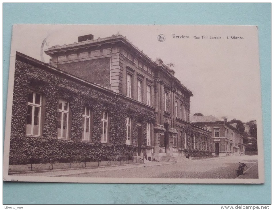 Rue Thil Lorrain - L'Athénée () Anno 1939 ( Zie Foto Voor Details ) !! - Verviers