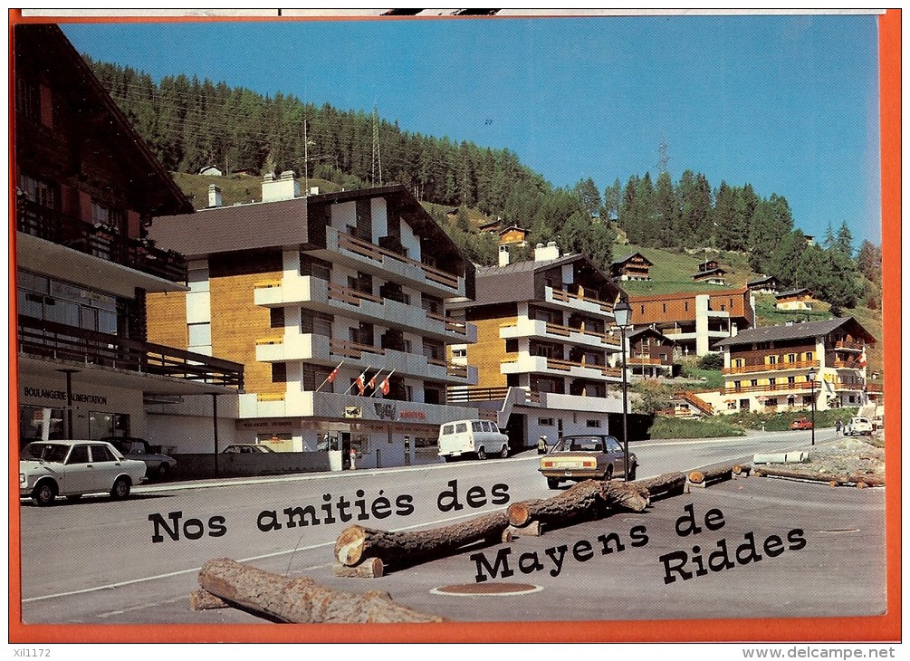 TBO-07  Mayens De Riddes Près Verbier. Cachet Mayens-de-Riddes 1980 - Riddes