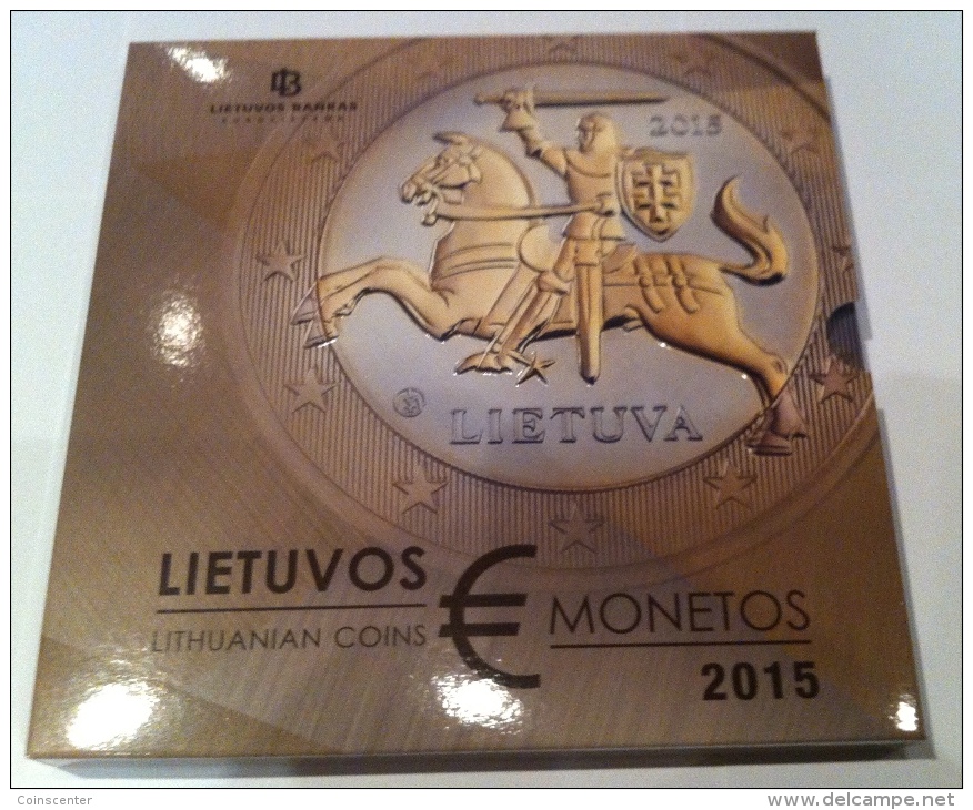 Lithuania 2015 Official Euro Coins Mint Set 8 Pcs With Jeton PROOF - Lituanie