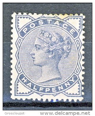 UK 1883 Victoria N. 76 - 0,5 Penny Ardesia MNH - Unused Stamps