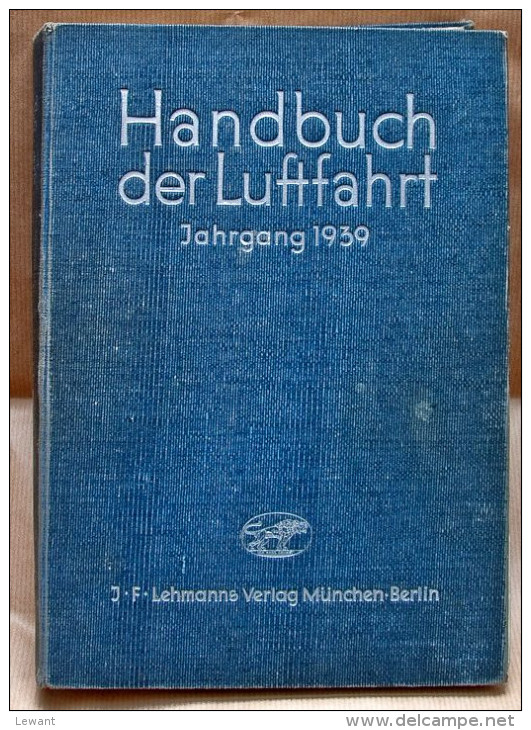 Handbuch Der Luftfahrt - Jahrgang 1939 – Gebraucht Kaufen - Alte Bücher