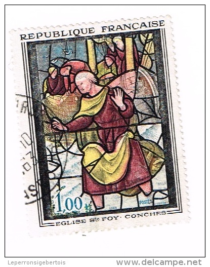 France -Timbre - Eglise Ste Foy Conches - Oblitérés