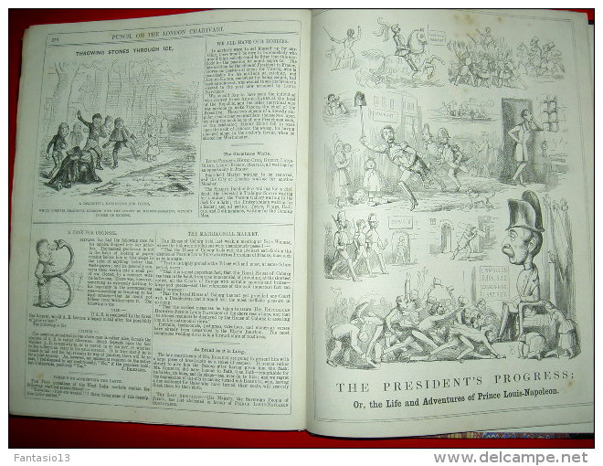 " PUNCH or THE LONDON CHARIVARI " Vol. XV  London  1848