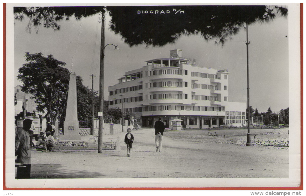 BIOGRAD N/m (near Zadar) - Street Scene  (Croatia) * Travelled 1935. - Croacia