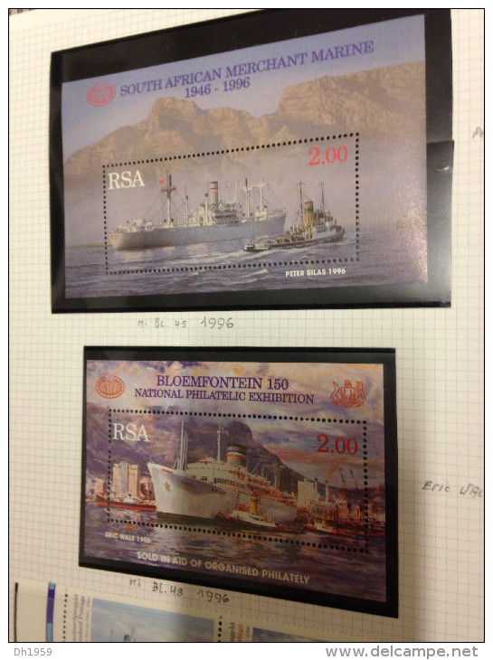 AFRIQUE DU SUD SOUTH AFRICA RSA LOT COLLECTION ... PHOTOS !!! BATEAUX SHIPS SCHIFFE VOILIERS SEGELSCHIFFE BASE NAVALE - Colecciones & Series