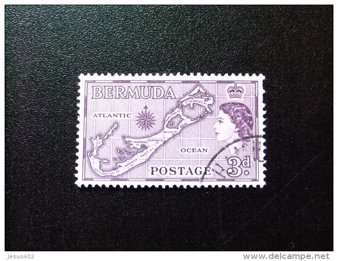 BERMUDA - BERMUDES - 1953-58 - SERIE COURANTE.ELIZABETH II ET SUJETS DIVERS - Yvert N&ordm; 138 &ordm; FU - Bermudas