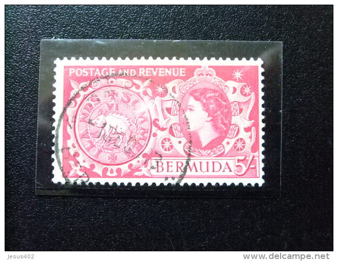 BERMUDA - BERMUDES - 1953-58 - SERIE COURANTE.ELIZABETH II ET SUJETS DIVERS - Yvert N&ordm; 146 &ordm; FU - Bermudas