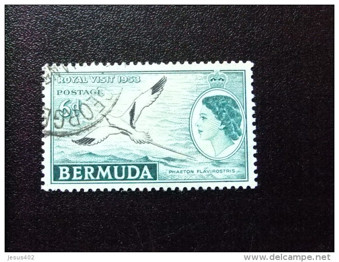 BERMUDA - BERMUDES - 1953-58 - SERIE COURANTE.ELIZABETH II ET SUJETS DIVERS - Yvert N&ordm; 149 &ordm; FU - Bermudas