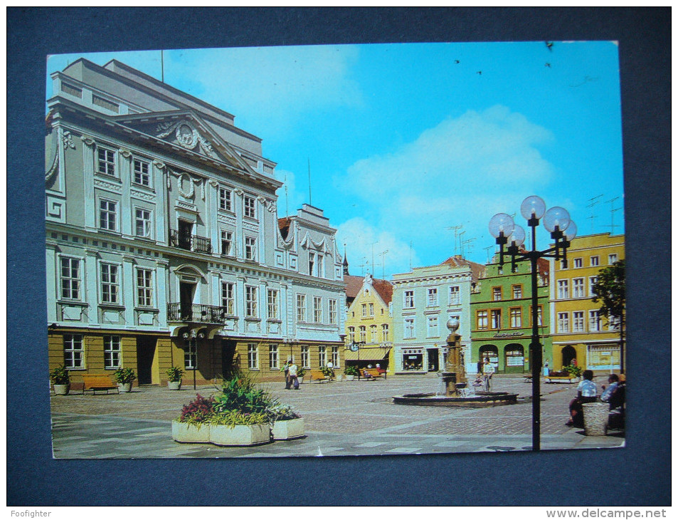 Germany: GÜSTROW - Markt - 1980s Used - Guestrow