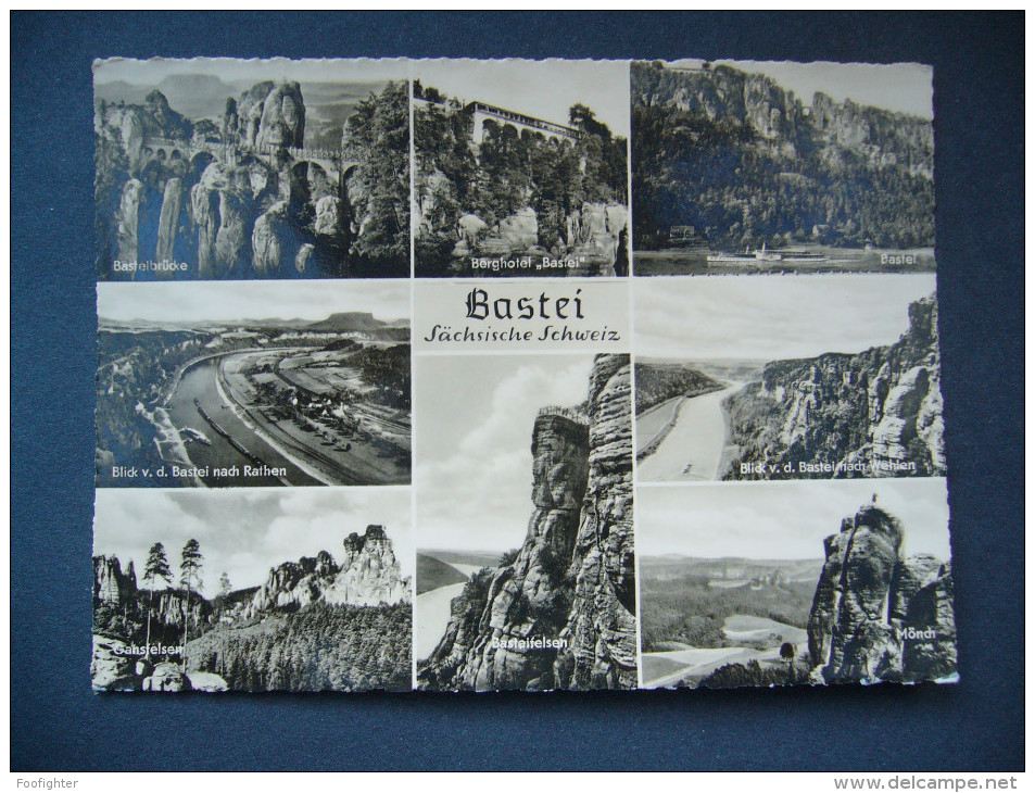 Germany: BASTEI - Sächsische Schweiz - 1960s Unused - Bastei (sächs. Schweiz)