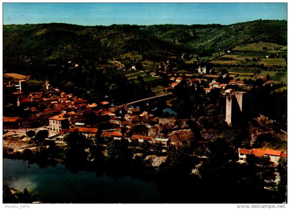 46-LUZECH..VUE GENERALE AERIENNE ...CPSM GRAND FORMAT - Luzech