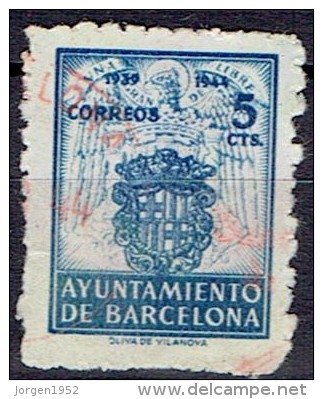 SPAIN # STAMPS FROM BARCELONA YEAR 1944 - Barcelona