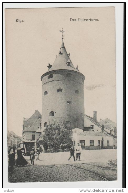 Let096/ Riga, Pulverturm, Dt. Feldpost 1917 - Lettonie