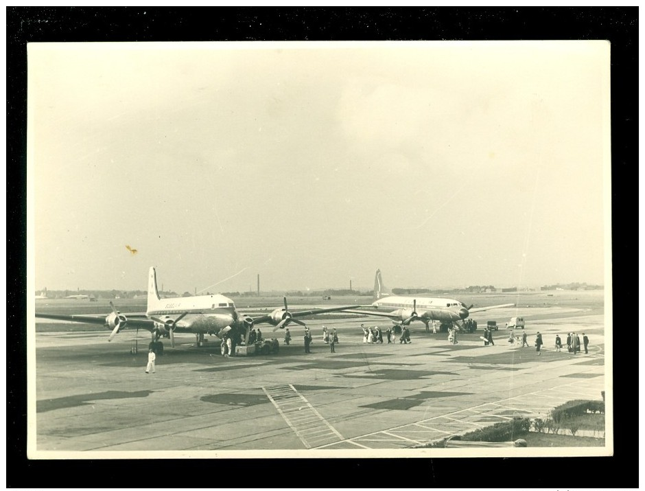 Aviation  Avion Luchthaven ??  Aéroport  Vliegtuig Sobelair + Sabena - Carte Photo  Fotokaart AGFA - Aérodromes