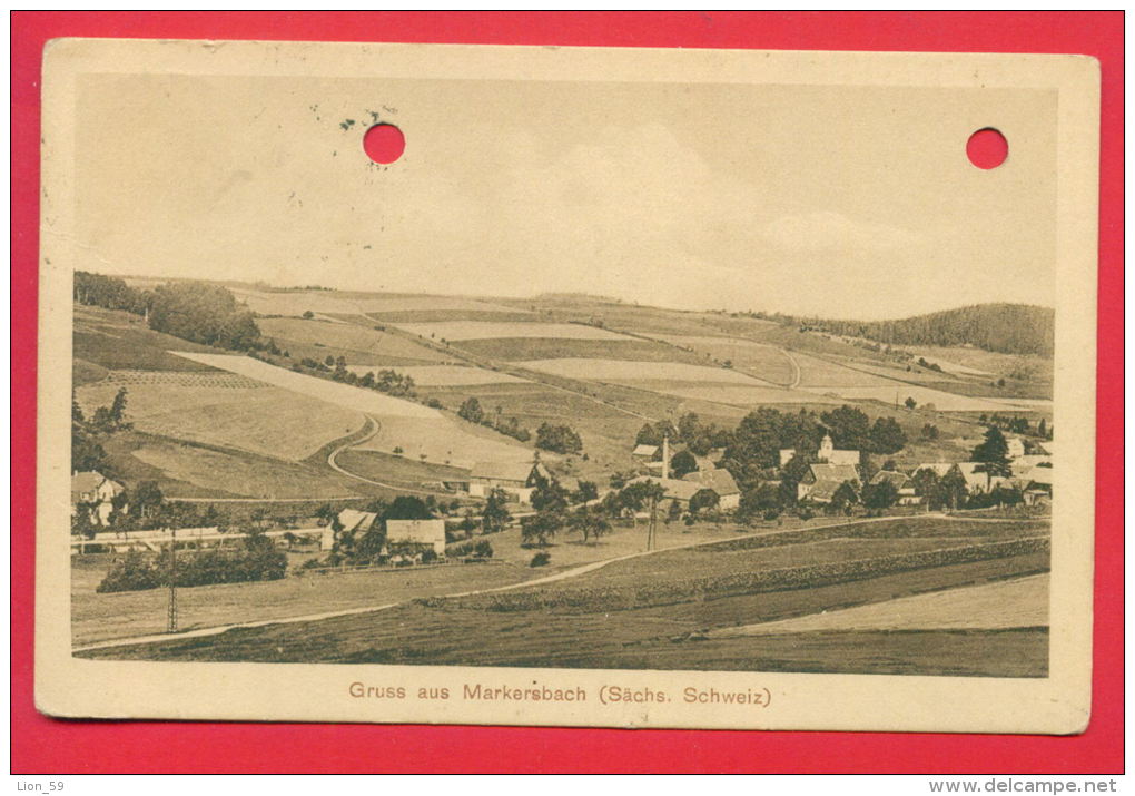 159366 / GRUSS AUS Markersbach ( Sächsische Schweiz ) - Germany Allemagne Deutschland Germania - Markersbach