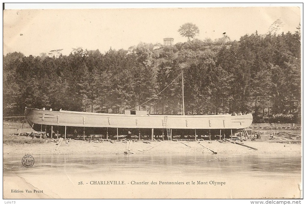 Charleville - Chantier Des Pontonniers Et Le Mont Olympe - Charleville