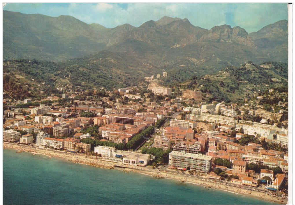 Menton : Vue Aérienne Alain Perceval Vue Générale - Menton