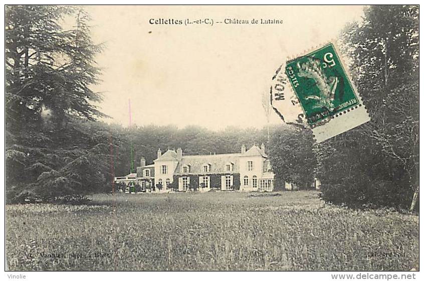 Réf : C-15-356  :  CELLETTES  CHATEAU DE LUTAINE - Other & Unclassified