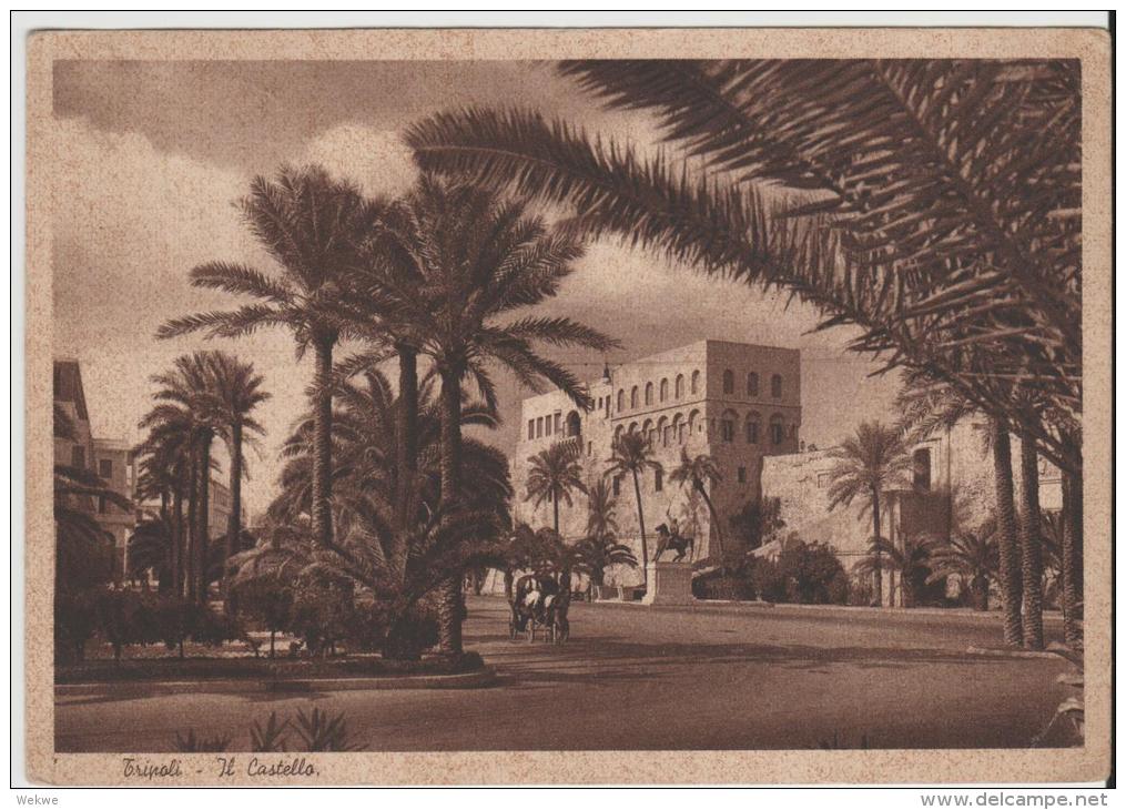 IKL012/ Tripoli (Libyen) Nach Frankreich Mit Klarem A.V.2    1952 - Libyen