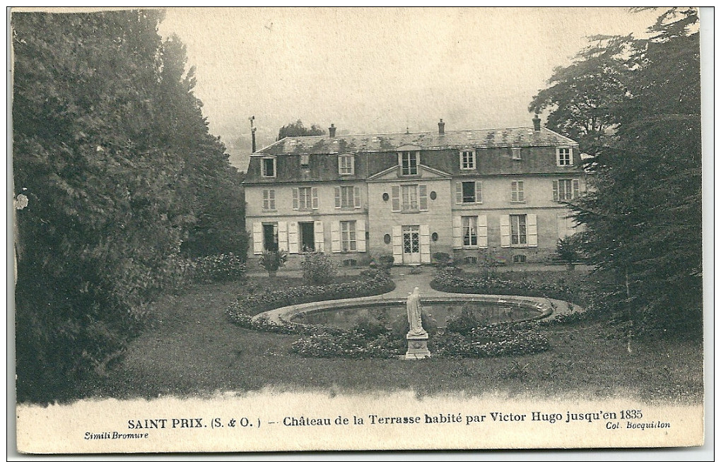 Cpa Saint-Prix / Château De La Terrasse Habité Par Victor Hugo Jusqu'en 1835. - Saint-Prix