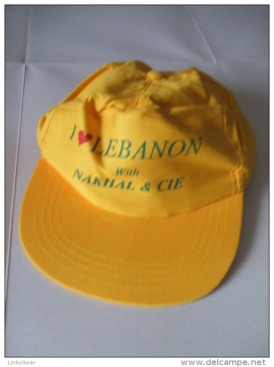 CASQUETTE Nakhal & Cie (agence De Voyage) - "I Love LEBANON" - Casquettes & Bobs