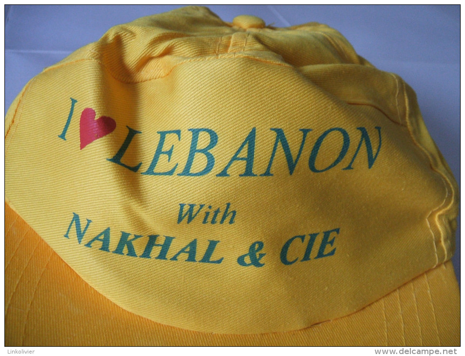 CASQUETTE Nakhal & Cie (agence De Voyage) - "I Love LEBANON" - Caps