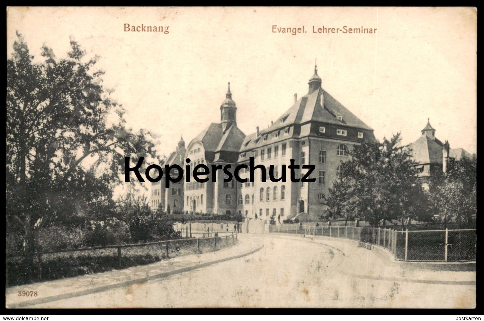 ALTE POSTKARTE BACKNANG EVANGELISCHES LEHRER-SEMINAR Lehrerseminar Teacher Seminar Séminaire Postcard Cpa Ansichtskarte - Backnang