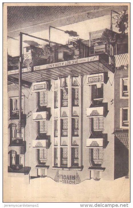 Old Postcard : "Hotel Rivoli, Propr A Maeren, 120 Avenue De La Mer, La Panne"  B/W Printed, Publisher A Dohmen - Other & Unclassified