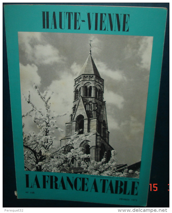 LA FRANCE A TABLE.N°168. HAUTE-VIENNE - Cooking & Wines